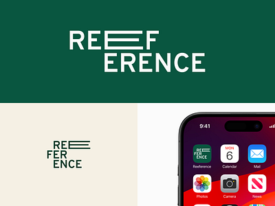 Reeference.org Logo Design apple apple icon application graphic design green icon logo design mobile design product design pwa responsive ui ux