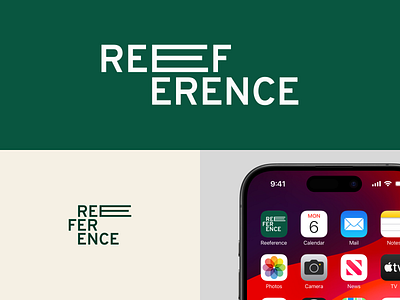 Reeference.org Logo Design apple apple icon application graphic design green icon logo design mobile design product design pwa responsive ui ux