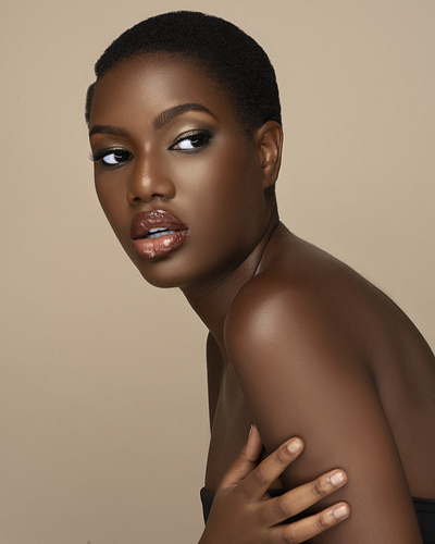 Melanin Model Retouched Image clean color elegant image photo photography retouch retouching sharp