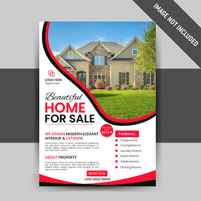 Real estate flyer or brochure design beautiful branding business corporate creative design flyer flyer design graphic design home house modern nice real real estate real estate flyer sale template