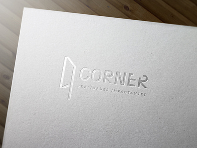 CORNER: realidades impactantes branding editorial graphic design logo