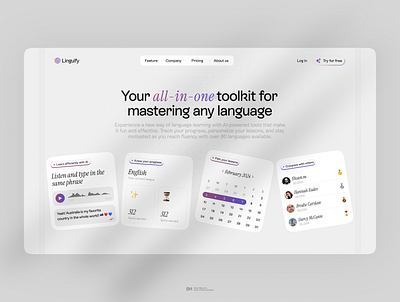 Linguify . Your all-in-one toolkit for mastering any language ✨