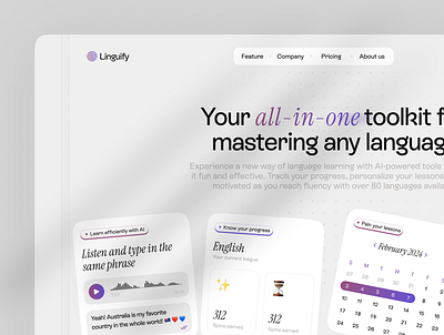 Linguify . Your all-in-one toolkit for mastering any language ✨