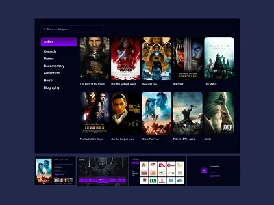 Smart TV Movie UI apple tv ui movie smart tv movie ui ott smart ui ott ui smart tv design smart tv ui smart tv ui design trendy smart tv tv ui tv ui design