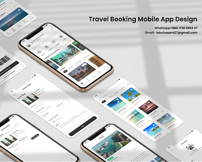 Travel Booking Mobile App Design booking design system figma flight booking graphic design hotel booking hotel booking design modern design travel travel booking app design trending design ui ux design