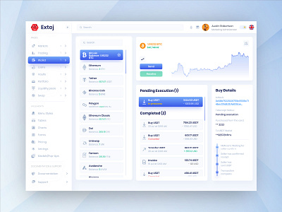 Crypto Wallet Dashboard Template crypto crypto app crypto dashboard crypto dashboard design crypto platform crypto portfolio crypto wallet crypto wallet ui crypto website dashboard dashboard design digital wallet finance dashboard financial dashboard saas dashboard template uiux wallet wallet app wallet dashbaord