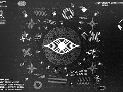 Space Black Holes Clothing Streetwear Branding Logo Design black branding clothing clothing design cool design eye fashion fashion design graphic design illustration logo minimal space stars streetwear visual identity white