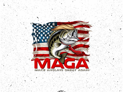 Bass Trump Funny T shirt design by Sa Studio Co. art branding design graphic design hand drawn illustration illutration t shirt vector