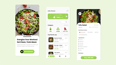 Meal Mate App - Calories Tracker Application branding calroies tracker design design app illustration mobile application tracking app trending typography ui ux visual design website design