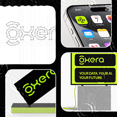 Oxera AI Logo Branding branding logo