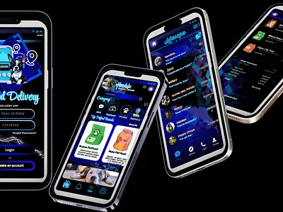 Petfood Delivery App branding design design layouts graphic design mobile app design ux design