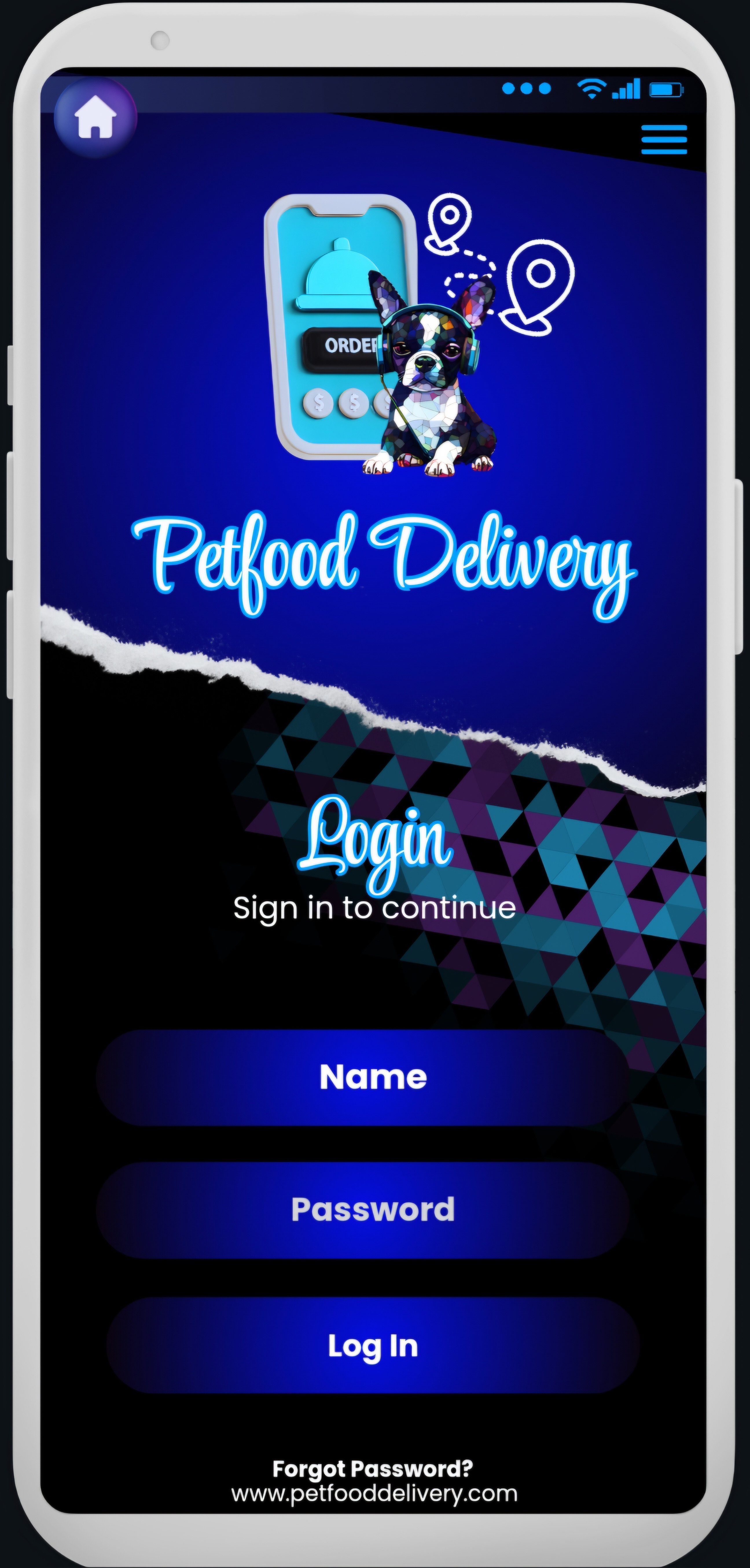 Example of Mobile App Design 