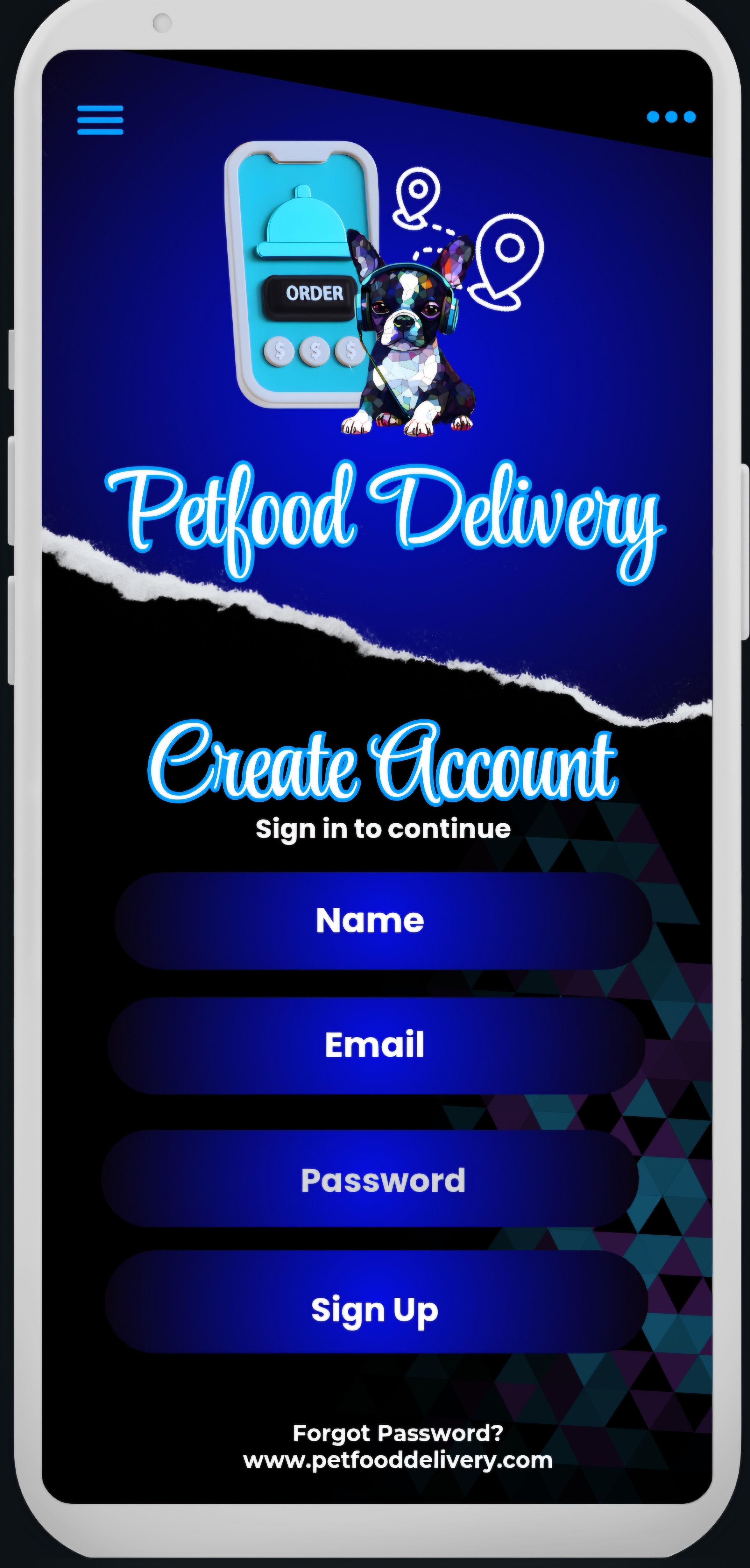 Example of Mobile App Design 