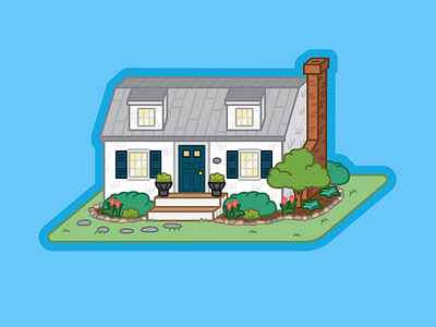 Home Sweet Home design flat house illustration tocaboca vector