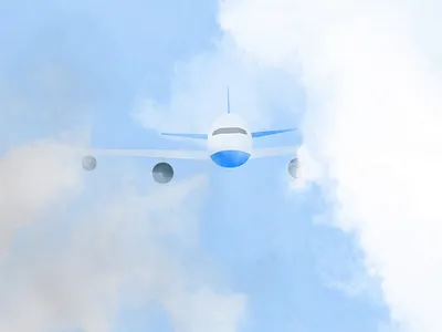 ✈️ 🥳 2d 2d animation after effects airplane animation character character animation fake 3d animation illustration motion graphics run vector