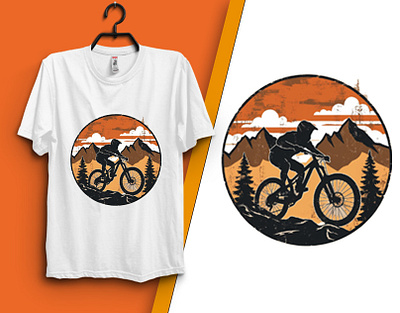 mountain cycle t shirt design apparel apparel design bicycle cycle design illustration illustration design mountain shirt shirt design t shirt typography