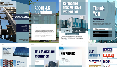 J.K Aluminium - Graphic Design - Creasions graphic design