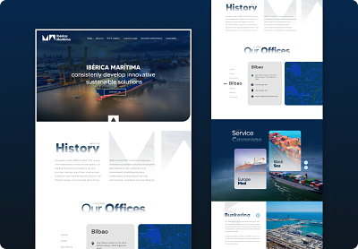 IBÉRICA MARÍTIMA - Website Design - Creasions ui ux web design web designservice website website development