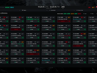 Case Study: Constellation Status cards case study dark mode dark ui dashboard figma fleet monitoring overview product design satellite status ui design user research ux design