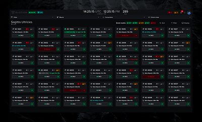 Case Study: Constellation Status cards case study dark mode dark ui dashboard figma fleet monitoring overview product design satellite status ui design user research ux design