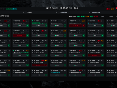 Case Study: Constellation Status cards case study dark mode dark ui dashboard figma fleet monitoring overview product design satellite status ui design user research ux design