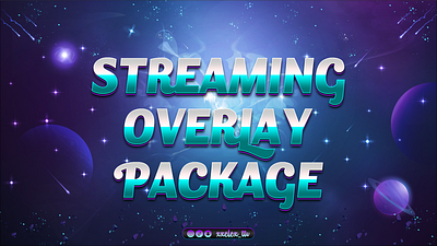 Twich Overlay Package branding graphic design illustration logo mascot logo stream overlay stream pack streaming twich logo twitch