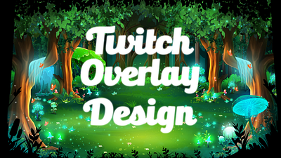 Magical Twitch Overlay Package graphic design illustration kick overlay logo mascot logo stream pack streaming twich logo twitch