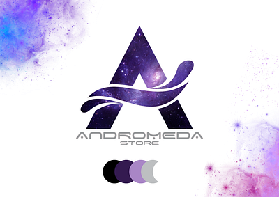 Andromeda Social Media - Logo branding desing graphic design logo socialmedia