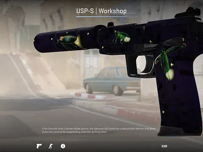 counter strike 2 fire fly usp-s skin concept 3d blender branding counter strike counter strike 2 cs2 design first person shooter first person shooters fps graphic design guns illustration logo sketch ui ux video games