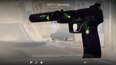 counter strike 2 fire fly usp-s skin concept 3d blender branding counter strike counter strike 2 cs2 design first person shooter first person shooters fps graphic design guns illustration logo sketch ui ux video games