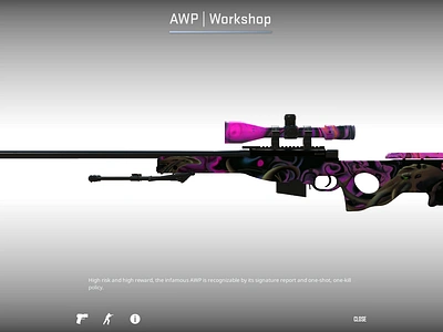 counter strike 2 awp Cthulhu skin concept 3d blender branding counter strike counter strike 2 cs2 design fps graphic design guns illustration logo sketch ui video games