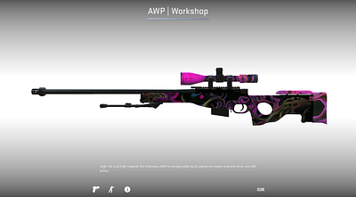 counter strike 2 awp Cthulhu skin concept 3d blender branding counter strike counter strike 2 cs2 design fps graphic design guns illustration logo sketch ui video games