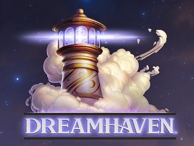 Dreamhaven Company Logo branding graphic design icon illustration logo painting ui video game