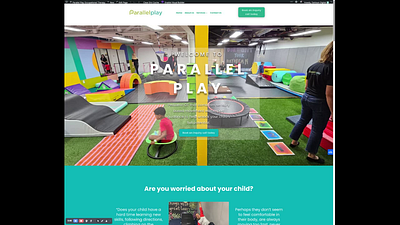 Parallel Play Website Design branding graphic design ui