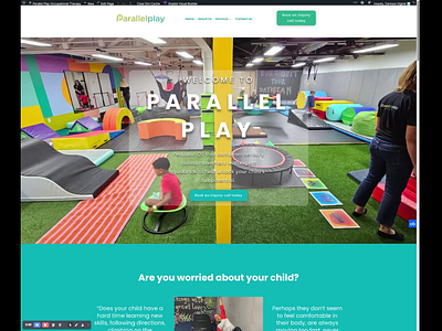 Parallel Play Website Design branding graphic design ui