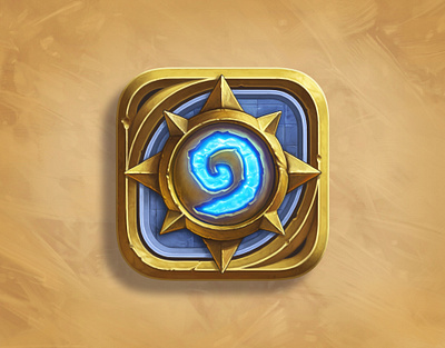 Hearthstone - Launcher Icon branding gaming graphic design illustration painting ui video games