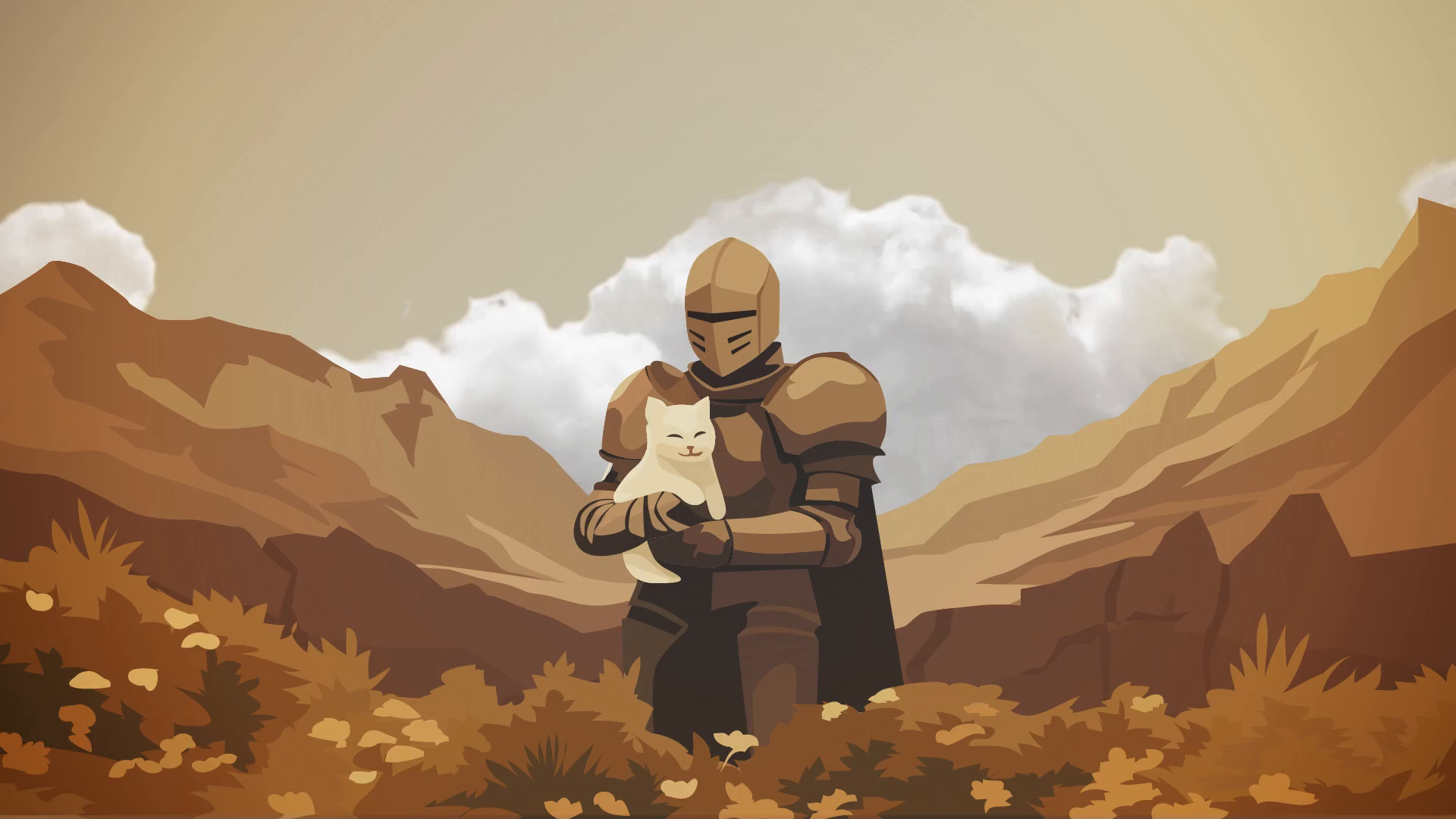 Example of Let's Draw Flat Landscape Illustration