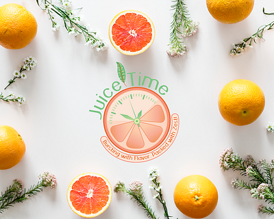 Juice Time branding graphic design logo