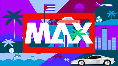 Adobe MAX 2024 Miami Beach adobe adobe max branding collage creative conference cuban design digital illustration dolphin ferrari graphic design illustration logo miami miami vice mural vaper wave vector vector illustration vectorart