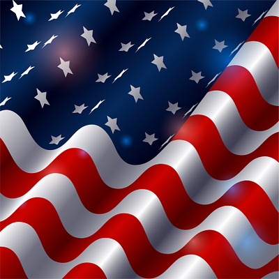 Patriotic 4th of July Celebration Background design illustration