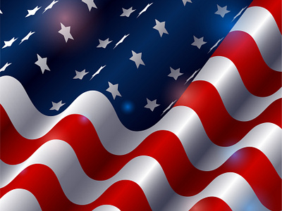 Patriotic 4th of July Celebration Background design illustration