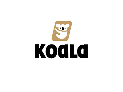 Koala animal bold design geometric koala logo logodesign modern