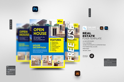 Real Estate Flyer Template aam360 design flyer template home for sale home for sale home for rent home for sale flyer housing market open house flyer property flyer property for sale flyer property for sale flyer template property marketing property promotion real estate advertising real estate agency real estate agency flyer real estate branding real estate design real estate flyer real estate templates