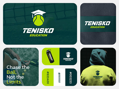 Tenisko education logo. Tennis sports academy logo academy app apps logo branding design graphic design illustration logo logo design sports sports logo tenis tennis ui us open vector