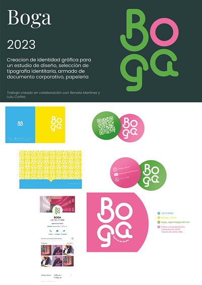 Boga graphic design logo