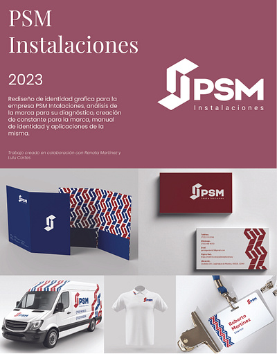 PSM Instalaciones graphic design logo