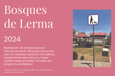 Bosques de Lerma graphic design