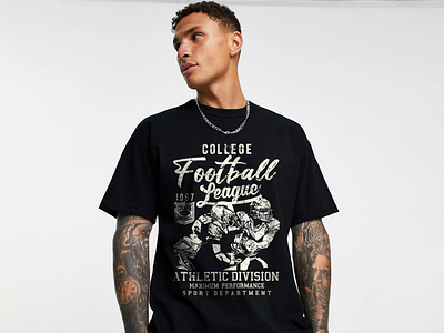 American Football T-shirt Design american football american football t shirt apparel design branding custom t shirt design graphic design illustration logo merch print rugby t shirt t shirt t shirt design t shirt illustration tshirt design tshirtdesign typography typography t shirt