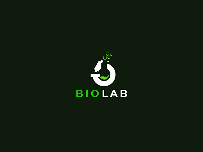 Bio Lab Logo abstract logo biolab logo branding creative logo elegant logo logo design logo inspiration minimal logo modern logo monogram logo professional logo unique logo vector logo