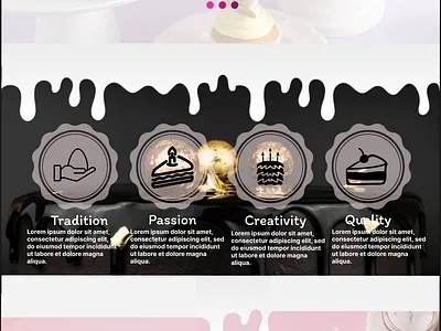 CAKE WEBSITE design figma ui ux website